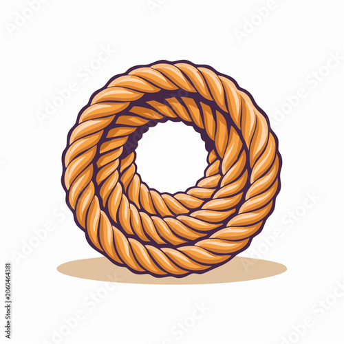 Coiled Rope Illustration