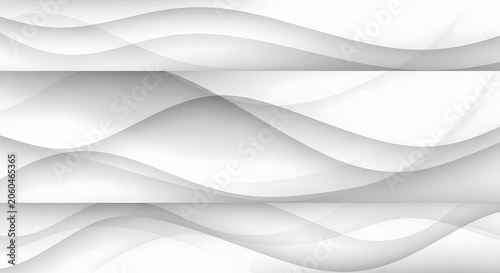 Abstract grey smooth wave lines on a light background isolated on transparent background
