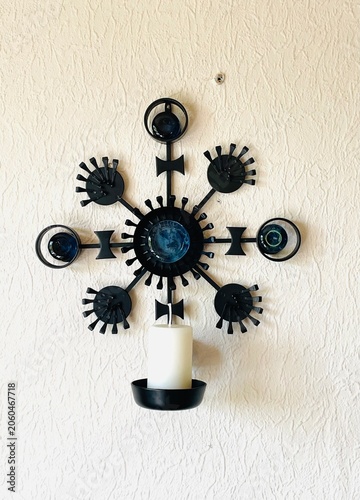 compass on the old paper