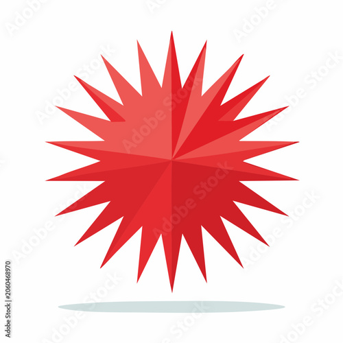 Red Starburst Graphic