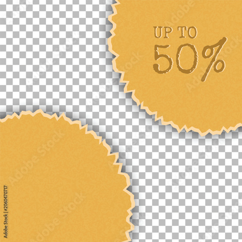 vector illustration of a set of labels