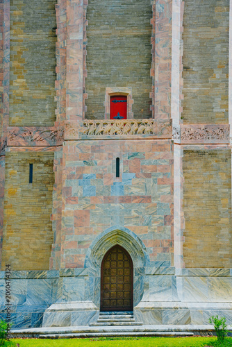 The landscape of Bok tower garden in lake wales of Florida