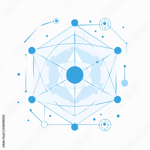 Abstract Geometric Network Structure
