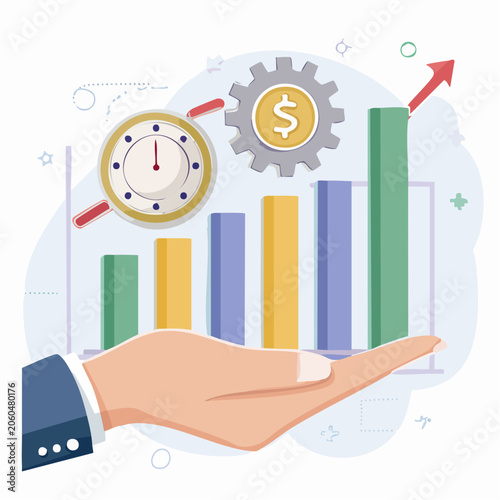 Business Growth and Financial Success Concept