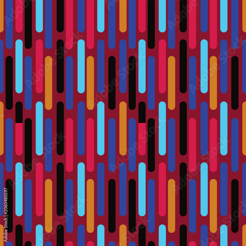 seamless pattern with colorful stripes