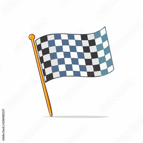 Checkered Flag Waving