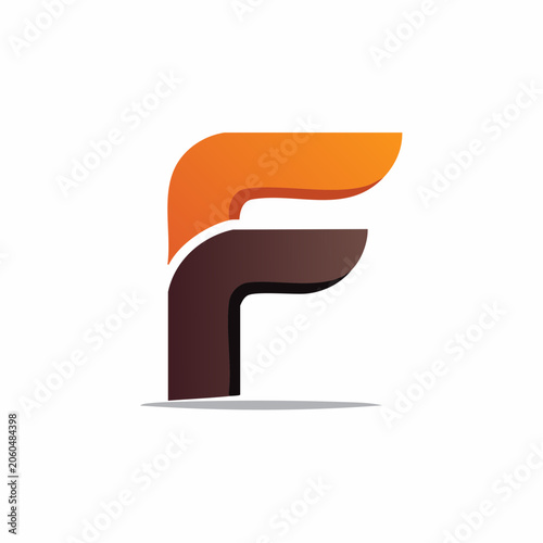 Modern Letter F Logo Design