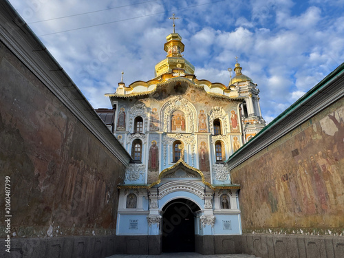 the main entrance to the Kyiv Pechersk Lavra, Ukraine