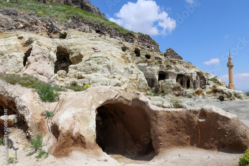 Ancient Caves and Structures in Cappadocia, Turkey