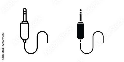Quadro su tela Audio cable icon