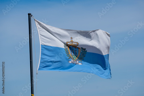 Obraz na plátne flag of san marino