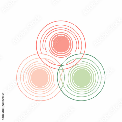 Concentric Circles Abstract Design