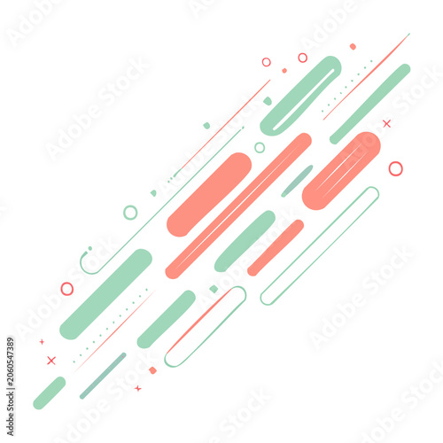 Modern Abstract Shapes Vector Design
