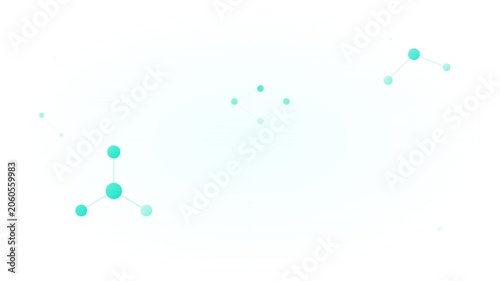 dynamic molecular structure biotech ai research background layer