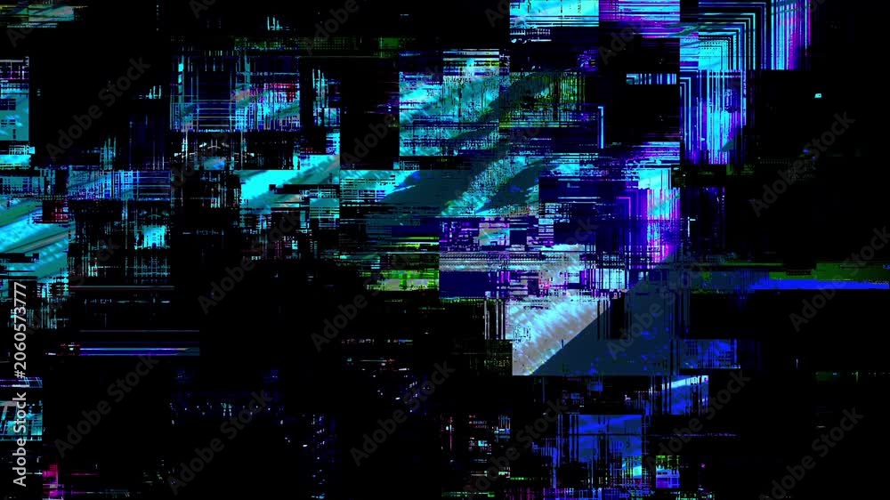 Abstract digital datamosh glitch background with intense pixel ...