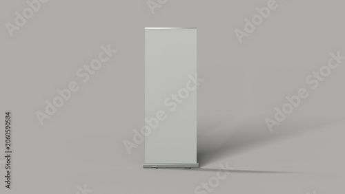 Isolated image roll banner