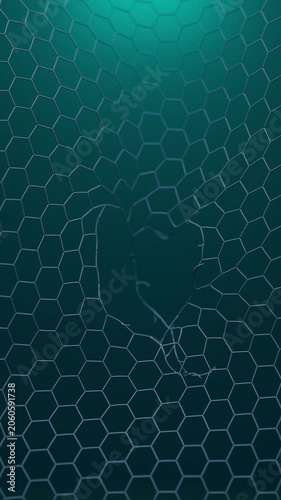Soccer ball rips through the net