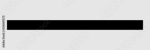 Straight line, stripe series from thin to thick