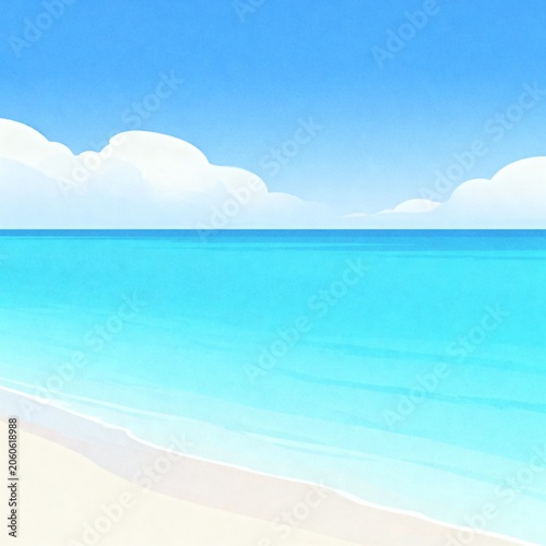 beach and sea.generate ai