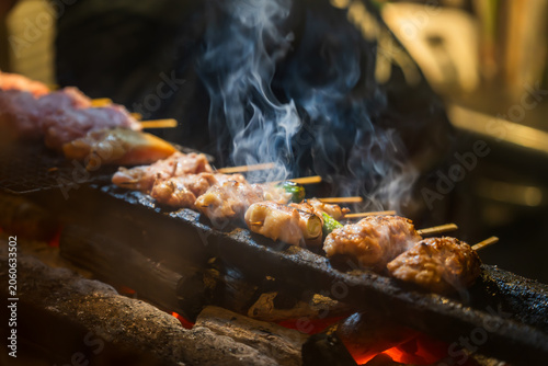 Obraz na plátně 焼き鳥