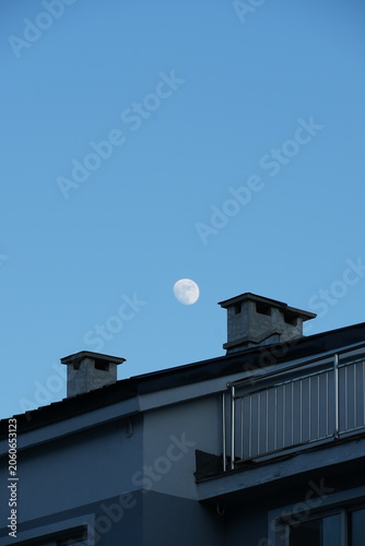 roof and sky