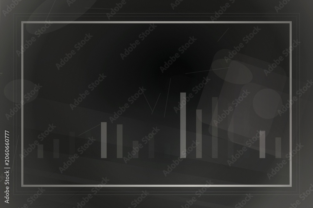 Naklejka premium Black and white silhouette figure