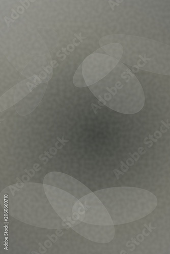 Abstract gray background with translucent oval shapes