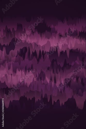 Abstract purple mountain range seamless background