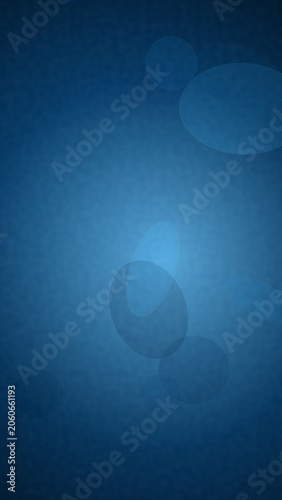Blue soap bubble macro close-up