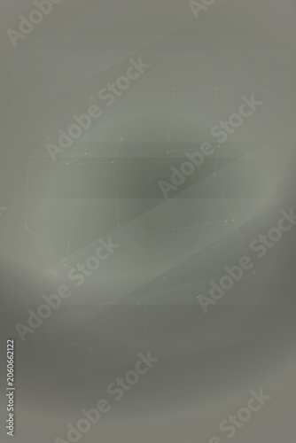 Transparent wireframe geometric cube