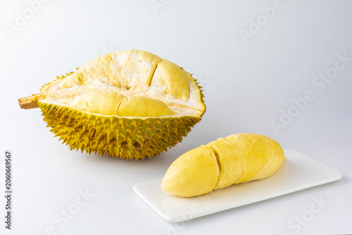 Foto A plump Thai Golden Pillow durian