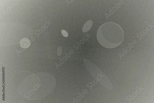 Minimalist overlapping circles on transparent background