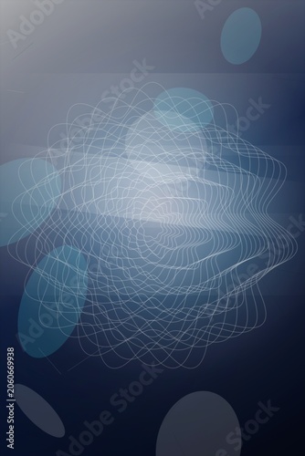 Abstract 3D render of neural network connections