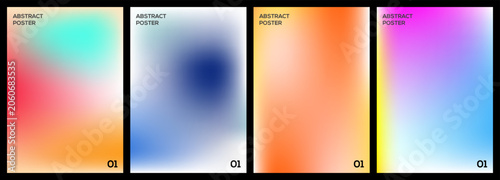 Abstract Gradient Poster Set