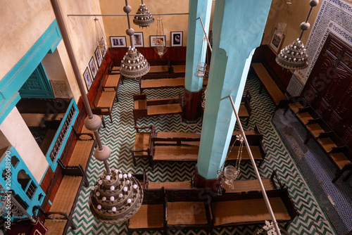 Fotografie Ibn Danan Synagogue Interior - Fez, Morocco