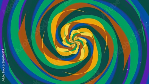 Vortex Animation Abstract Hypnotic Background for Social Media Advertising