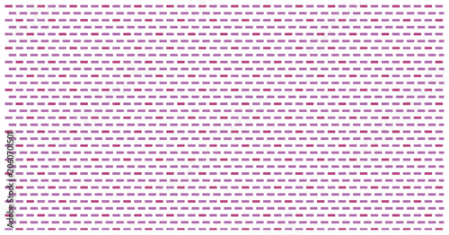 Photos Seamless pattern with alternating horizontal dash lines in dusty pink and dark magenta colors on plain white backdrop