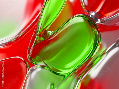 an abstract sculpture in the form of glass