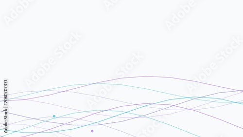Flowing Abstract Data Mesh Flow Animation for Technology Presentation Background