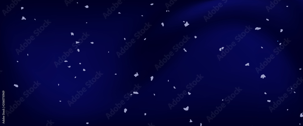 Fototapeta premium Deep navy blue night sky vector illustration