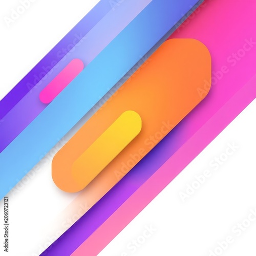 Modern Abstract Tech Background Digital Illustration