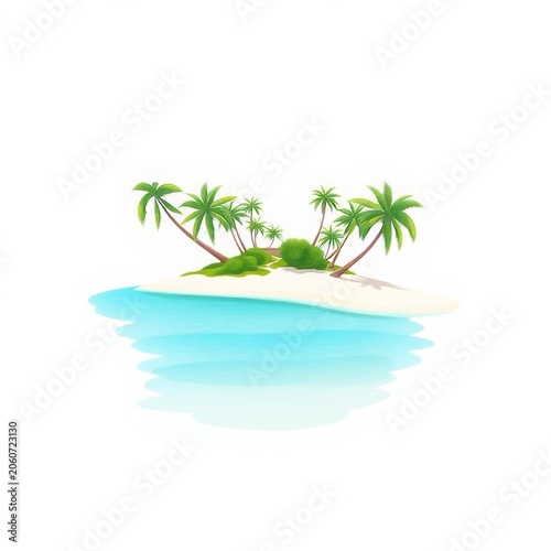 Tropical Island Getaway Summer Vacation Wallpaper