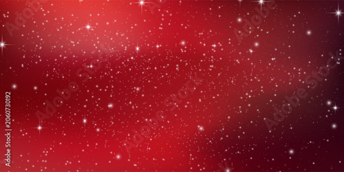Stars in the night. Dark brown galaxy space background. Starry night sky. New Year, Christmas and Celebration backgrounds concepts.