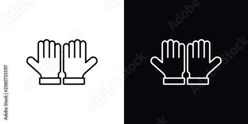 Foto Gloves icon set designs. vector illustration eps