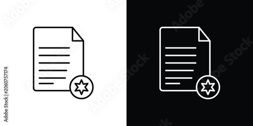 Tableau sur toile License icon set designs. vector illustration eps