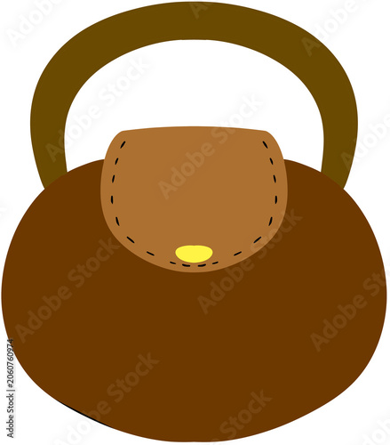 Bag, Brown, Simple, Pattern, Illustration, Handbag, Bag Picture, Handbag Picture, Cute Bag, 가방,브라운,심플,패턴,일러스트,핸드백,가방 그림,핸드백 그림,귀여운 가방