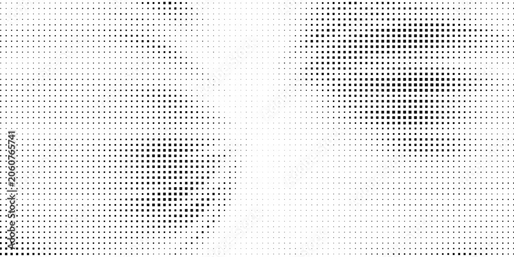Fototapeta premium Monochrome Halftone Dot Pattern Background With Abstract Gradient Texture For Design