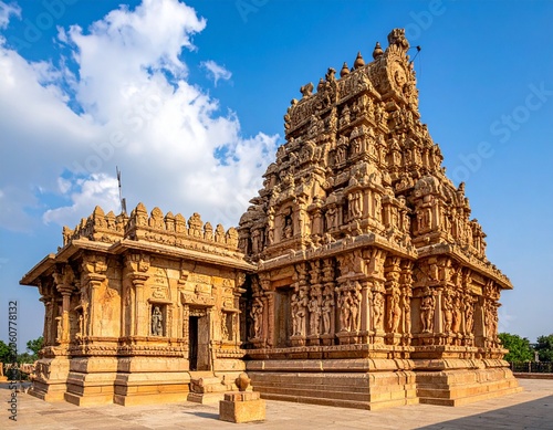 Ancient Indian stone temple architecture