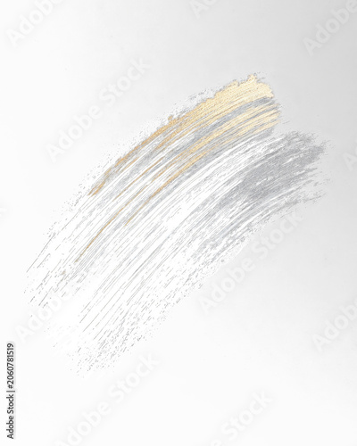 Abstract brushstroke against black background, texture and color contrast