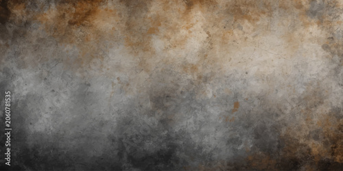 Fotografia Grunge rusty metal texture background with dark aged rough metal surface, vintag